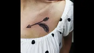 Arrow with Feather Tattoo.