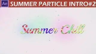 After Effects Particle Simple Text Intro Tutorial Part 2