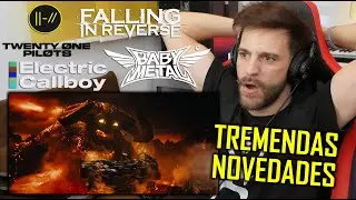 Reacciono a lo nuevo de Twenty one pilots, Babymetal ft. Electric Callboy y Falling in Reverse