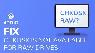 【Fixed 2022】How to Fix CHKDSK Is Not Available for RAW Drives in Windows 10/11? | Recover Raw Drives