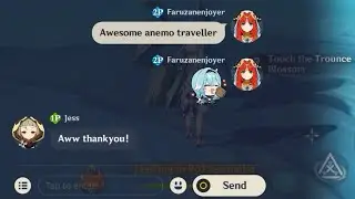 Brooo, this player brings Anemo Traveler to fight a boss in coop..