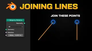 How to use MERGE BY DISTANCE in Blender - Geometry Nodes