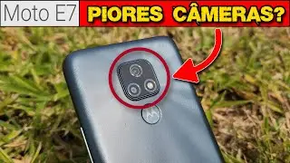 MOTO E7 Tem Boas Câmeras? Review- Sinto Em Lhe Dizer...