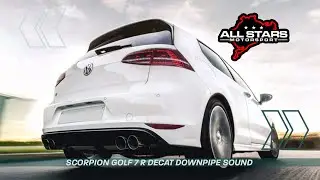 Scorpion Golf 7 R Decat Downpipe Sound