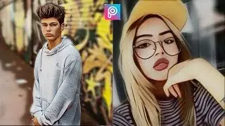 How To Create Cartoon Effect With PicsArt || PicsArt Tutorial