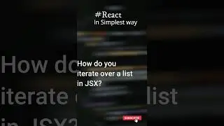 React  Quiz |  #programming #react  #coding #insimplestway #shorts