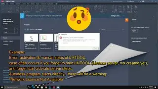 Fix Problem - Guide Manual LMTOOLS, All Autodesk 2025 📌📌