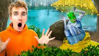 I CAPTURED The POND MONSTER?!