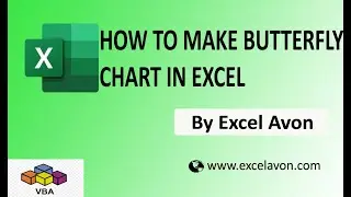 How to make Butterfly chart in Excel