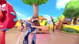 we are number one but the voices are an octave higher and the video is very distorted and is bright