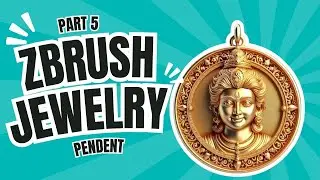 ram ji Pendent part 5|zbrush jewelry pendent