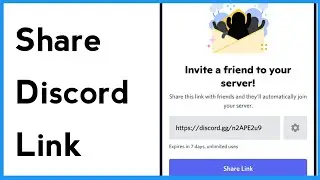 How To Share Discord Link | How To Copy Discord Link | How To Share Discord Server Link