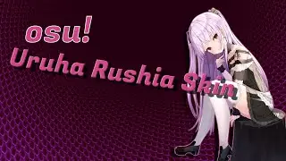 「osu!skin」Uruha Rushia skin Ver2 [HD SD | STD only | 16:9]