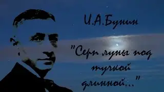 Стихи под звездами. И.А.Бунин Серп луны под тучкой длинной...