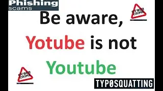 Be aware Yotube is not Youtube