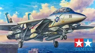 F-14D TOMCAT full video build -TAMIYA