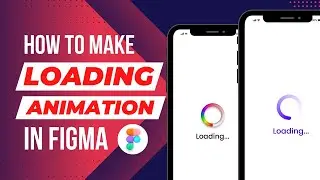 Loading animation in figma | spinner bar 