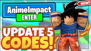 ALL NEW SECRET *UPDATE 5* CODES In Roblox Anime Impact Simulator!