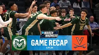 Colorado State KNOCKS OFF Virginia to ADVANCE to First Round | Game Recap | CBS Sports