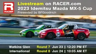 Mazda MX-5 Cup 2023 | Round 7 - Watkins Glen International | Livestream