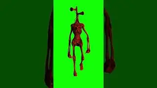 Siren Head Walking Green Screen #shorts #sirenhead #greenscreen