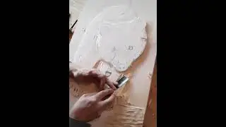 Медведь Ручная резьба по дереву для начинающих How to make a bear Wood carving for beginners #shorts