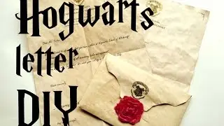 DIY Hogwarts letter - Harry Potter tutorial