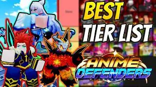 Official *BEST* Tier List In Anime Defenders Update 4 Part 2.. (META)