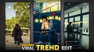 Behind Lyrics Video Editing In Capcut | Behind Lyrics Reels Tutorial O Sajni Re Viral Song