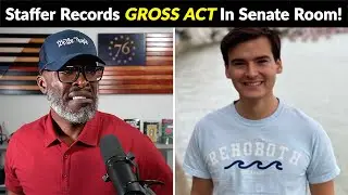Ben Cardin Staffer RECORDED This GROSS Act In A Senate Hearing Room!