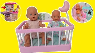 Baby Born doll Morning to Evening Routine feeding and changing baby doll videos compilation