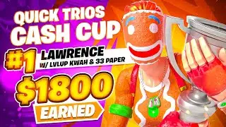 1ST PLACE In TRIO CASH CUP 🏆 w/ Paper & Kwah ($1,800) | Lawrence