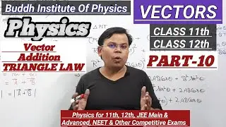 Laws Of Vector Addition/Vectors ||PART 10th|| Class 11th & For JEE Advanced #physics #science