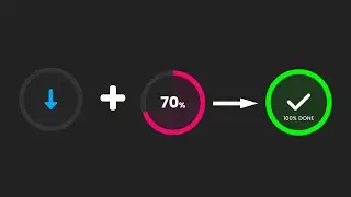 Animated Download Button with Progress Animation   Advanced Javascript Project