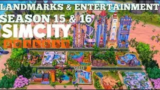 simcity buildit upcoming season  entertainment  update  landmark update. SEASON 15 SEASON 16