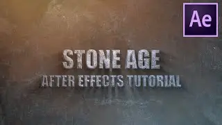 How to create Stone Age Title Look I After Effect 2020 I Tutorial