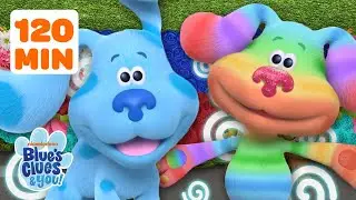 Blue & Rainbow Puppy's Best Skidoos + Games! | 2 Hour Compilation | Blue's Clues & You!