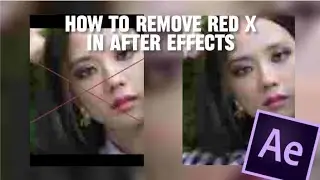 How to remove red X in after effects