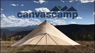 Sibley Fly Shelter Set Up Time Laps - CanvasCamp