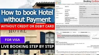 How to book Hotel without Payment | How to make hotel reservation without paying?