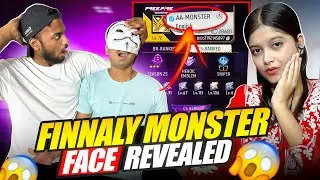 Nibba Monster Face Reveal 😱 Eliza Live Reaction On Face Reveal - Garena Free Fire Max