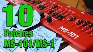 10 Patches for the Behringer MS-101/MS-1 - Full Version