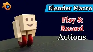 Macro In Blender | Record and Convert An Action Into Animation | Easy Tutorial With Auto-Keyframe