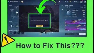 Solo Leveling Arise "Verification Is Currently In Progress"! Fix For Android | Android Data Recovery