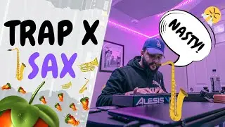MAKING A NASTY BEAT WITH A SAXOPHONE IN FL STUDIO 20 🎷