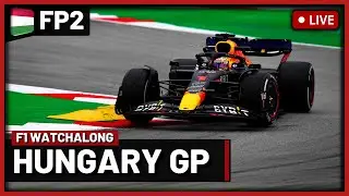 🔴F1 Live: Hungarian GP Free Practice 2 - Commentary + Live Timing