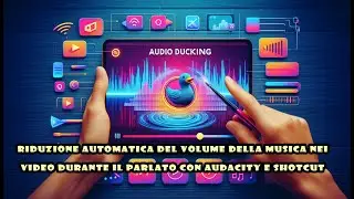 Riduzione automatica del volume della musica nei video durante il parlato con Audacity e Shotcut