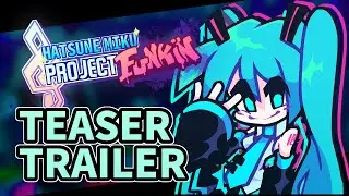 Hatsune miku project FUNKIN - FNF MOD teaser trailer