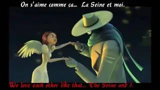 FRENCH LESSON - learn with a french movie song : La Seine - a Monster in Paris