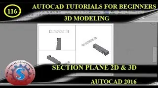 SECTION PLANE || GENERATE SECTION TO BLOCK || BASIC TUTORIALS FOR BEGINNERS || AUTOCAD